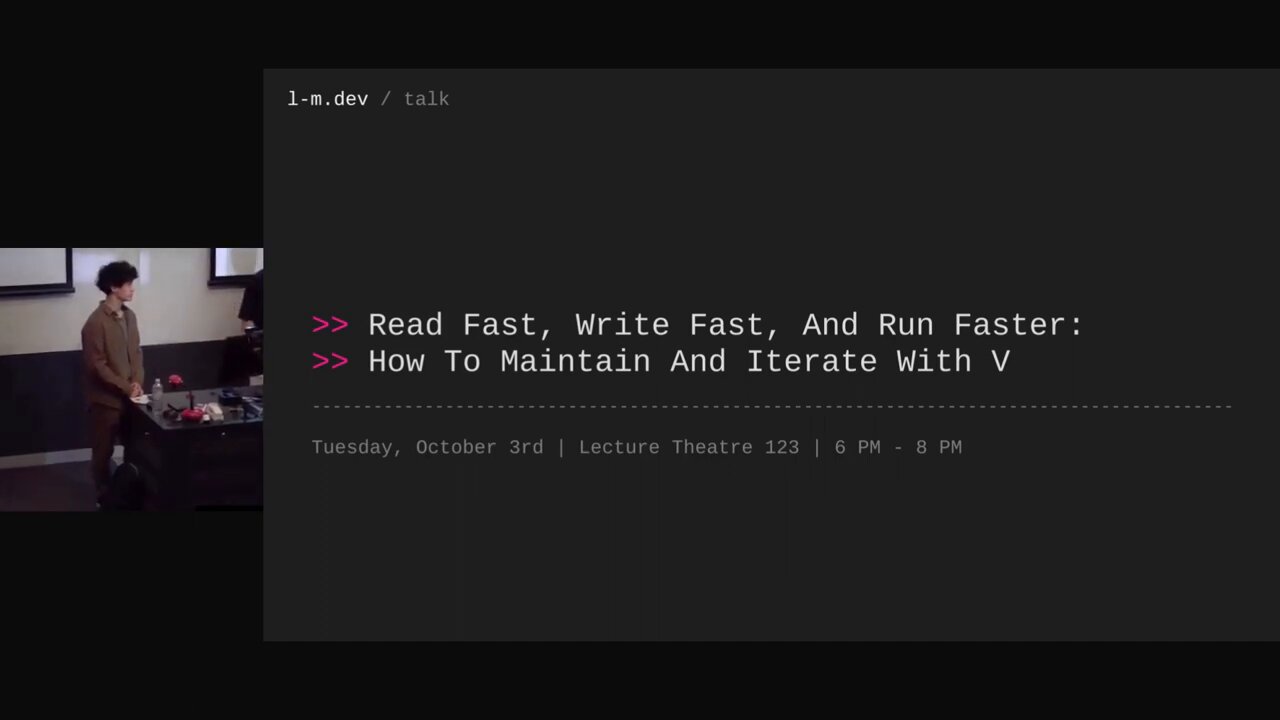 Present
a talk in 5 days with no experience